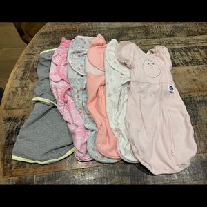 6 Swaddle Starter Set (Nested Bean and more) 0-3m
